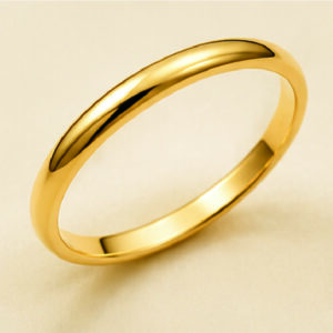 Anillo de Oro Clásico
